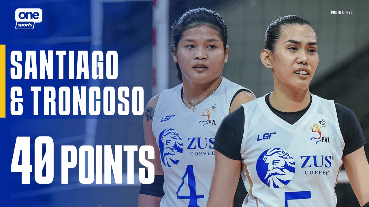 Santiago, Troncoso combine for 40, but ZUS Coffee falls to Petro Gazz | PVL Highlights